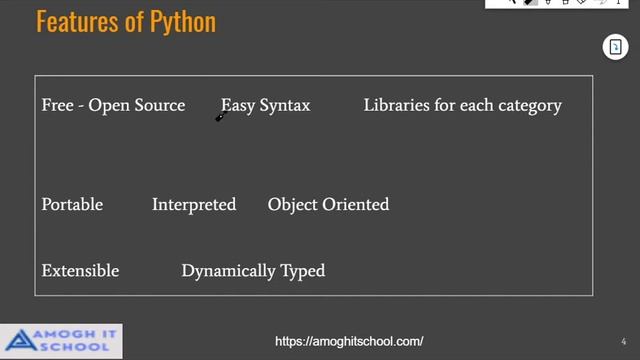 1_Who Created Python and Features Syntax смотреть онлайн