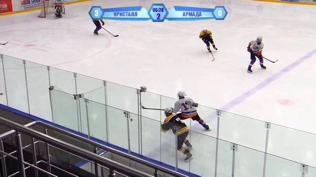 ХК "Кристалл" г. Электросталь VS "Армада" г. Одинцово 2006 г. р. ОПМО. смотреть онлайн