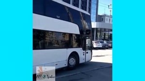 Автобус 2х этажный VanHool на море