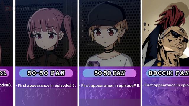 Bocchi the Rock - All Characters Anime + Manga смотреть онлайн