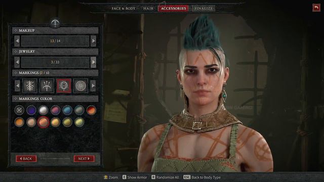 Diablo 4 Female Character Customization Rogue