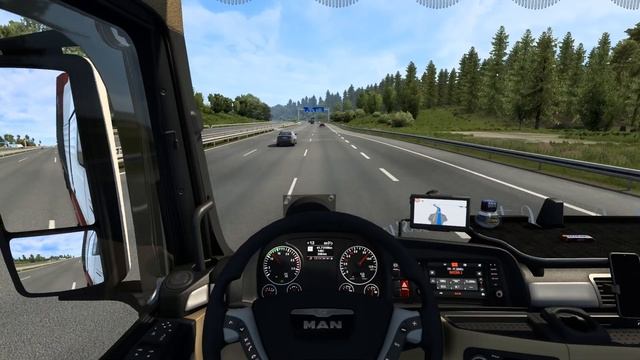 ETS2 1.47 | MAN TGX E6 by Gloover | Dortmund ?? - Stuttgart ?? | ETS2 Mods смотреть онлайн