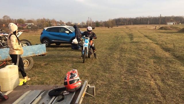 Тренировка по мотокроссу. Закрытие сезона 2019. Луховицы. смотреть онлайн