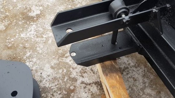 Поворотный отвал (снеговая лопата) для задней навески на минипогрузчик/минитрактор