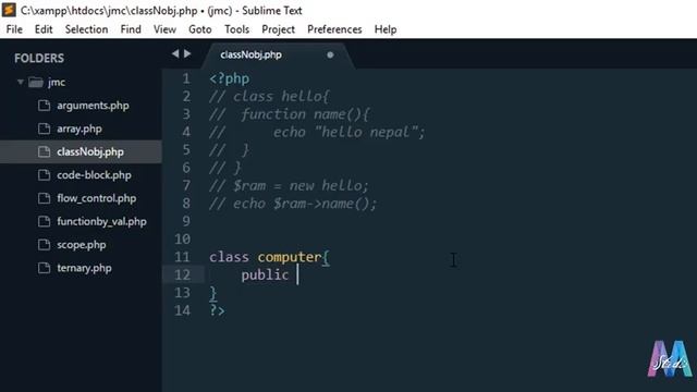 Concept of Class and Object in PHP || Nepali смотреть онлайн