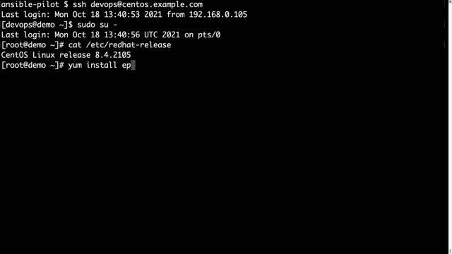 How to install Ansible in CentOS 8 using the EPEL repository смотреть онлайн