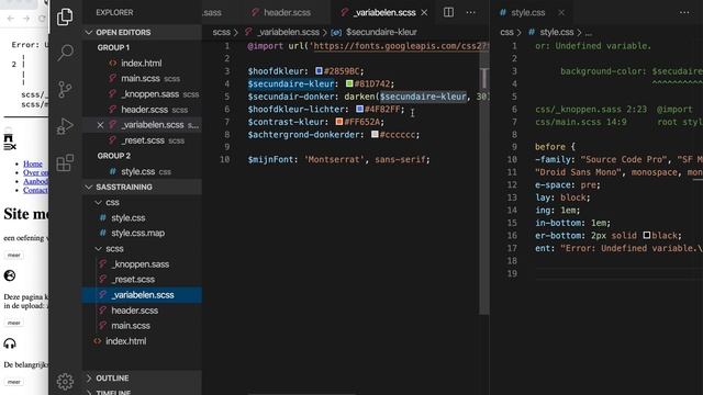 Introductie Sass 6: sass-partial voor de knoppen смотреть онлайн