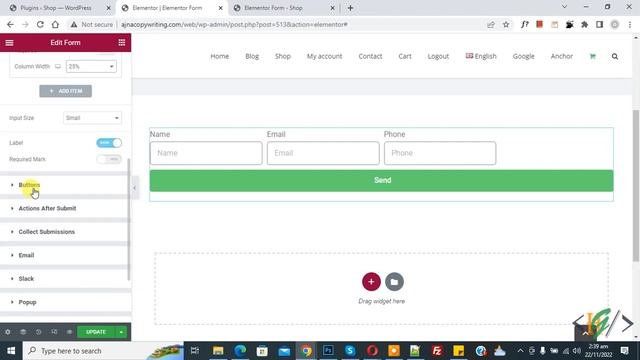 How to Create a Single Line Contact Form in Elementor Pro WordPress смотреть онлайн