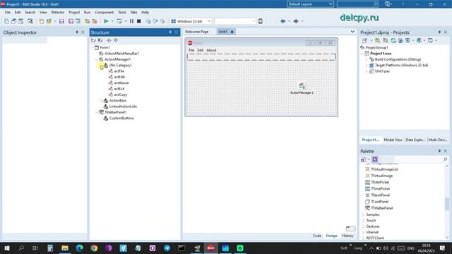 TitleBarPanel Delphi.