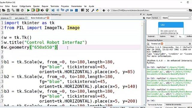 Interfaz de Control del Robot 5DOF usando Python смотреть онлайн