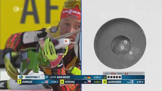 Dahlmeier verpasst kleine Kugel im Sprintweltcup смотреть онлайн