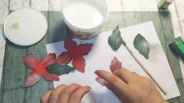 Рождественский цветок на ёлку из фомирана смотреть онлайн