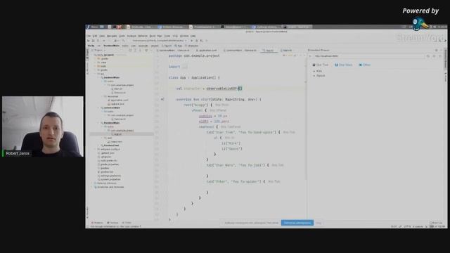 [TKUG #3] Robert Jaros, "Pragmatic web development with KVision and Kotlin/JS" смотреть онлайн