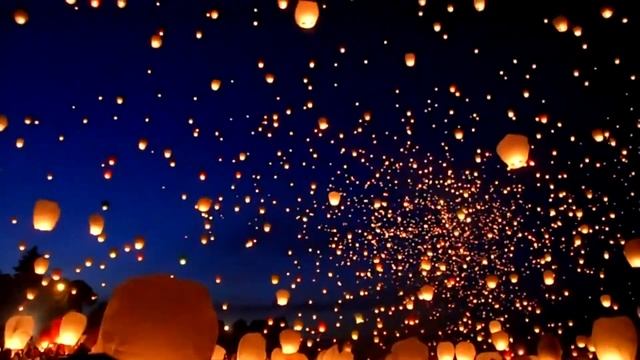 Небесные фонарики в небо смотреть онлайн