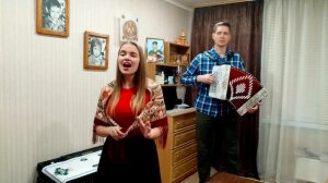 Задушевная песня "Я когда то была молодая" - исполняют Тарас Кривов и Алена Шаткова
