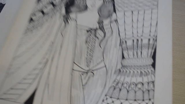 Графика черной гелевой ручкой (арты, рисунки) / Graphics with a black gel pen (art, drawings) №1 смотреть онлайн