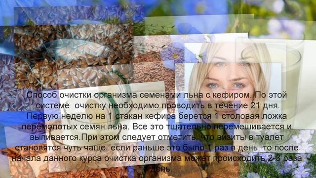 Очищение организма с помощью семени льна и кефира смотреть онлайн