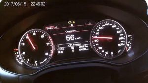 Audi A6 C7 3.0 tfsi разгон 0-100 сток