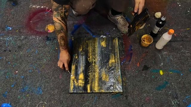 Интерьерная картина за 9 минут | Картина для интерьера своими руками | DIY Interior art смотреть онлайн