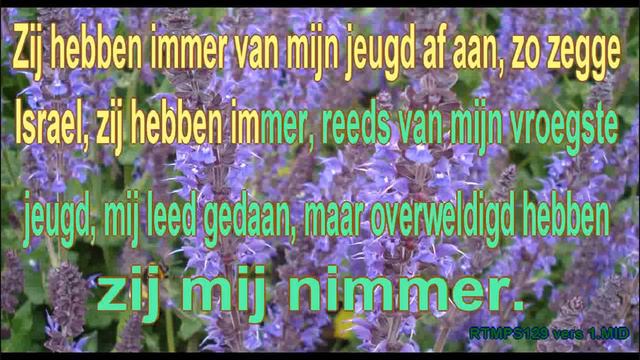 Psalm 129 vers 1 Ritmisch Karaoke Lyrics ..wmv смотреть онлайн