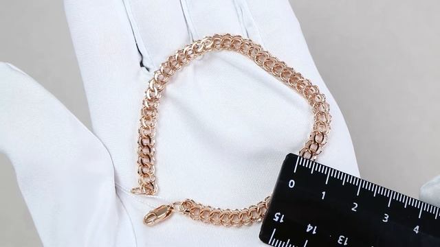 Золотой браслет плетение Питон Красносельский ювелир АП3-050-Б смотреть онлайн