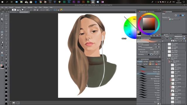 How to Paint Skin Tutorial смотреть онлайн