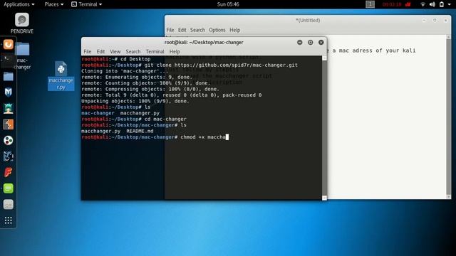 how to change mac address in kali смотреть онлайн