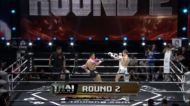 ZHANG JINGLEI (CHN) vs ALESSANDRO TIBALOI (ITA) [THAI FIGHT SHAOLIN 2015] смотреть онлайн