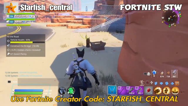 290) Fortnite Save The World - Hit The Road Escort Penny Pt 2 - Reward: Parasaur Jess (Outlander) смотреть онлайн