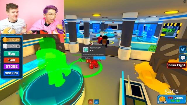 Can We Become The GREATEST SUPERHEROES OF ALL TIME In This ROBLOX GAME!? (SUPERHERO SIMULATOR) смотреть онлайн