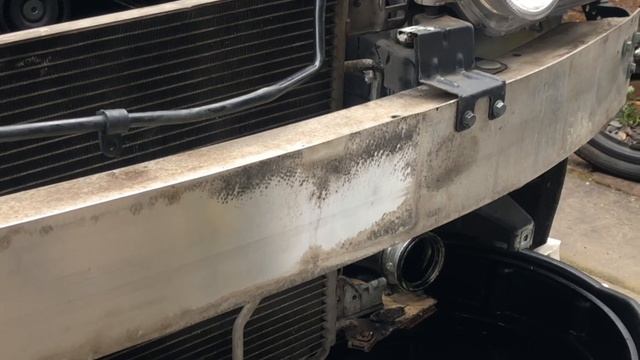 Mercedes C Class W203 C220 Cdi / Part Radiator Removal / Behr Transmission Cooler Fail / Not Valeo
