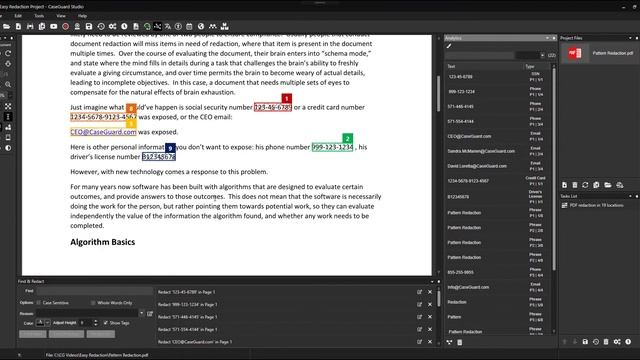 Automatic PDF Analysis and Redaction смотреть онлайн