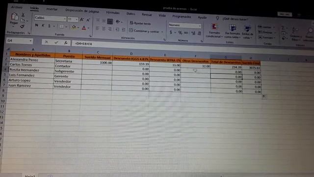Cálculo de descuento de IGGS e IRTRA. Excel смотреть онлайн
