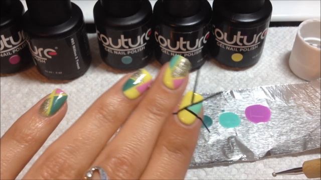 Color Blocking Technique with Couture Gel Polish смотреть онлайн