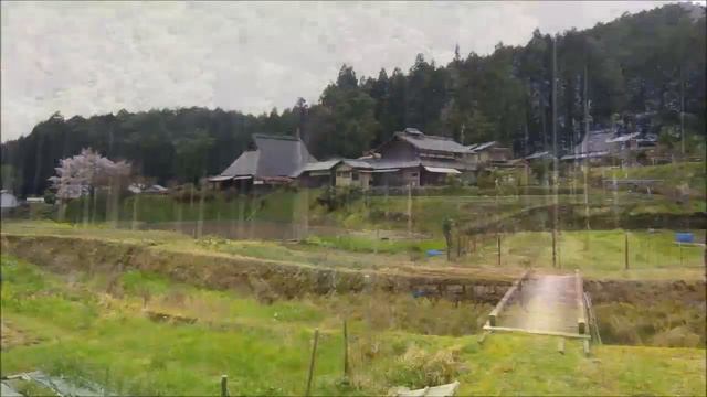 Японская деревня и сакура смотреть онлайн