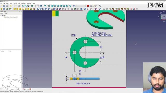 200 3D Models in FreeCAD: Exercise 1 смотреть онлайн