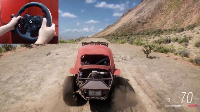 Forza Horizon 5 | Volkswagen 1969 Baja Bug | Off-Road || Logitech G923| GamePlay | смотреть онлайн