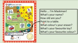 Kid's Box Starter - Unit 4 - My Toys - 10 - Talk to Maskman.