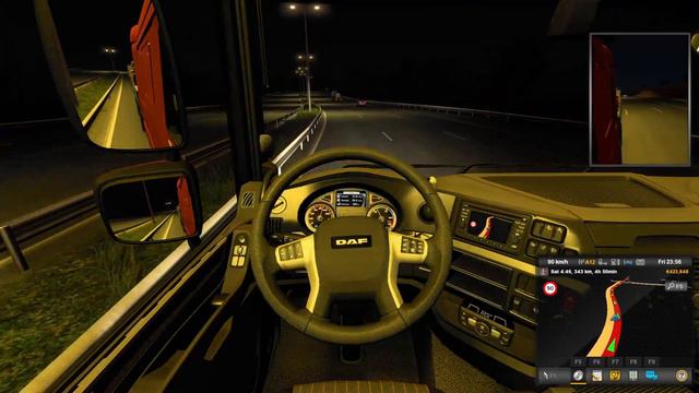 Euro Truck Simulator 2 # 38 - DAF Truck - Innsbruk to Reims - Logitech G29 Gameplay POV смотреть онлайн