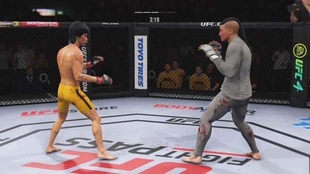UFC4 Bruce Lee vs Jeth Li EA Sports UFC 4 PS5 смотреть онлайн