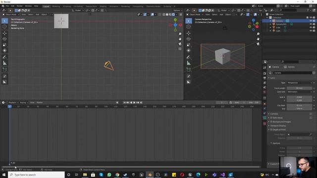 Switch between cameras in blender (Add And Use Multiple Cameras) смотреть онлайн
