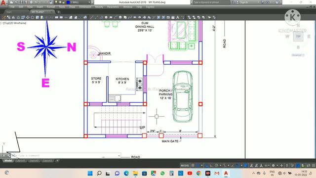 27x50 east facing house plan / 150 gaj house plan / 27 x 50 feet house plan / 27 x 50 house plan смотреть онлайн
