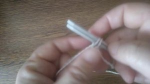 Набор петель без оставленного кончика нити