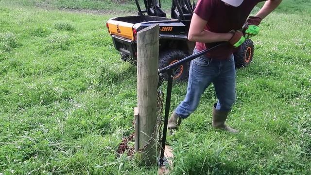 Easy Way to Remove Fence Posts! смотреть онлайн