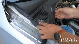 Установка предсалонного фильтра Шкода Рапид