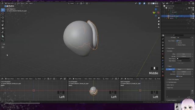 Grease Pencil to Hair Blender Tutorial смотреть онлайн