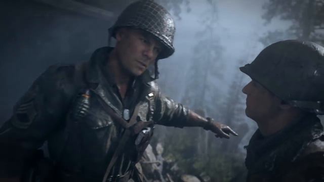 CALL OF DUTY: WWII LT. Turner vs Sgt. Pierson FIGHT Scene смотреть онлайн