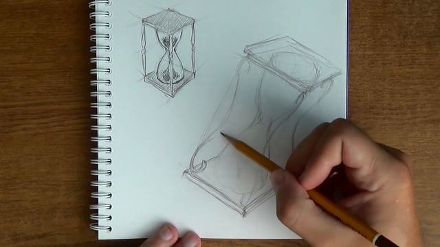 Минутка скетчинга #2 - Рисуем песочные часы в скетчбуке смотреть онлайн