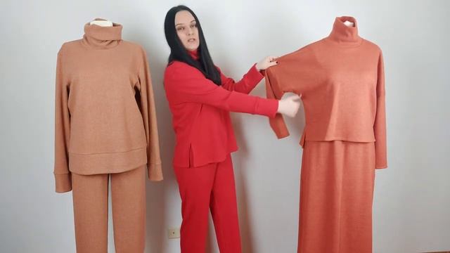 Трикотаж ангора. Теплый костюм. Обзор смотреть онлайн
