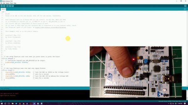 How to Program a Nucleo Board With Arduino IDE